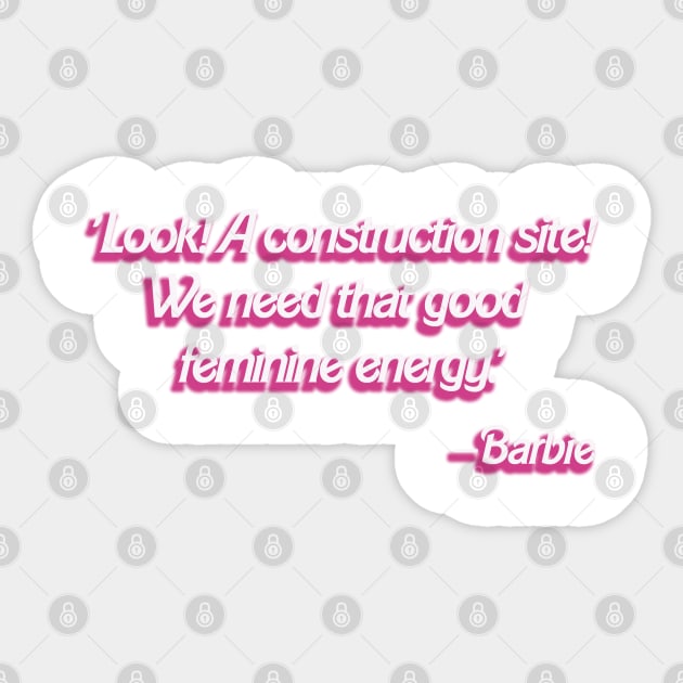 Construction barbie shop